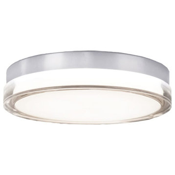 Modern Forms Pi 15" Outdoor Ceiling Light, Stainless Steel