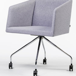 Box 4-Ways Swivel Armchair by B&T - Dining Chairs