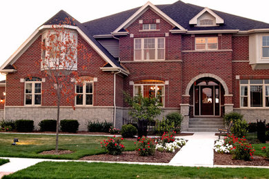 Inspiration for a timeless exterior home remodel in Chicago
