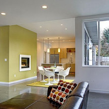 accent wall in entry