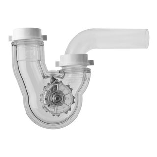 PermaFLOW Never Clog Transparent ABS P-Trap for Kitchen & Bath, 1-1/2 or  1-1/4 - Bathroom Sink And Faucet Parts - by PF WaterWorks