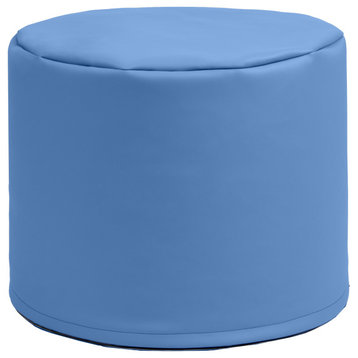 Jaxx Spring Modular Pouf Bean Bag Seat, Premium Vinyl - Royal Blue
