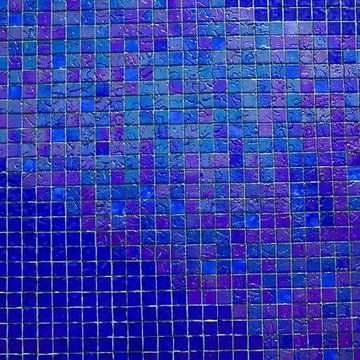 Blue All Glass Tile Pool San Francisco Bay Area