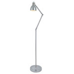 Lite Source - Lite Source LS-82595PS Haley - One Light Floor Lamp - Haley One Light Floor Lamp Brushed Nickel *UL Approved: YES *Energy Star Qualified: n/a  *ADA Certified: n/a  *Number of Lights: Lamp: 1-*Wattage:13w E27 bulb(s) *Bulb Included:No *Bulb Type:E27 *Finish Type:Brushed Nickel