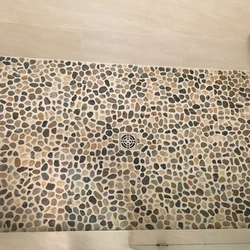 MASTER BATHROOM - Complete Remodel 12 x 24 Tile, Vanity, Alaska White Granite