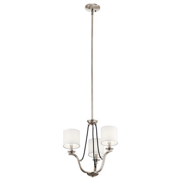 Thisbe 3-Light Traditional Chandelier in Classic Pewter