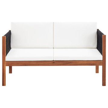 Vidaxl Garden Sofa 2-Seater Solid Acacia Wood