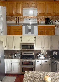 Help: Small kitchen remodel - Granite/Oak