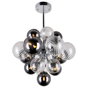 Pallocino 8 Light Chandelier With Chrome Finish