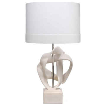 Chiffon White Table Lamp