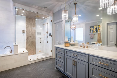 Example of a trendy bathroom design in Little Rock