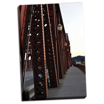 Fine Art Photograph, Bridge Walk, Hand-Stretched Canvas