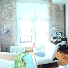 Loft living/dining room