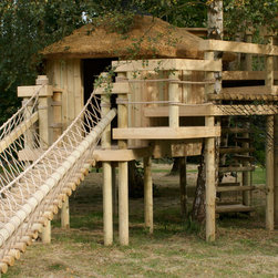 Magical treehouse on 5 levels - Garden Playhouses