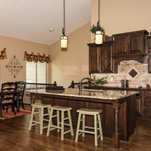 Kitchen decor above cabinets