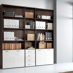 Italian Office Library Unit VV LE5074 - $2,075.00 - Filing Cabinets