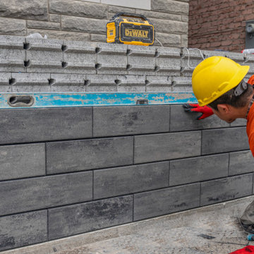 Soil Retention Wall for Toronto Home