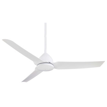 MinkaAire White Java 54" 3-Blade Indoor / Outdoor Ceiling Fan w/ Remote
