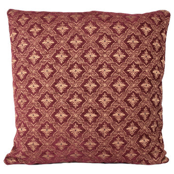 Castle Lattice 90/10 Duck Insert Pillow With Cover, 22x22