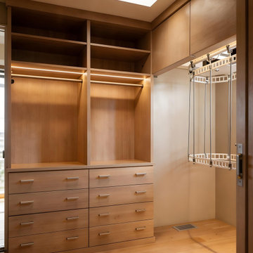When My Client Needed More Wardrobe Space I Converted Two Rooms to One Walk In c