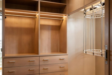 Trendy closet photo in Los Angeles