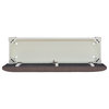 Linon Jane Wood Storage Bench with Rustic Taupe Padded Top in Vanilla White