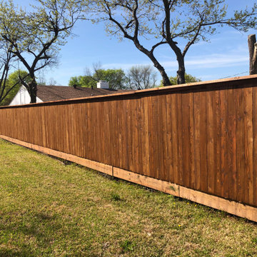 Build New Fence Cedar The Colony Texas Plano Frisco McKinney Celina Prosper