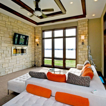 Modern Lake House Smart Home