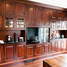 Wall Unit And Bar Area