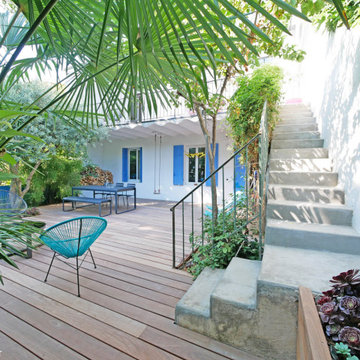 Petit jardin à l'ombre