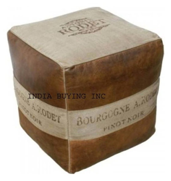 Industrial leather and canvas furniture from India buying inc