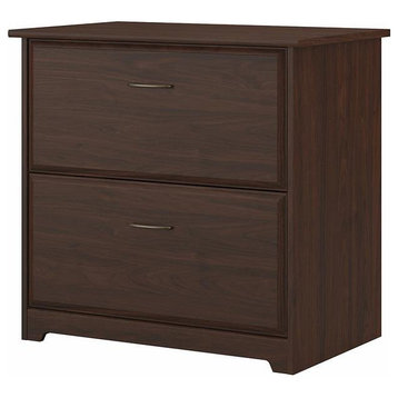 Cabot 2 Drawer Lateral File Cabinet in Modern Walnut - Engineered Wood