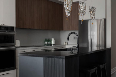 Example of a trendy home design design in Toronto