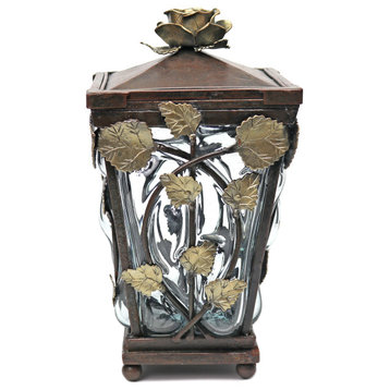Vine Wrought Iron Canister