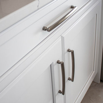Greenfield Cabinetry White Kitchen, Office Area and Pantry Storage