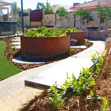 Back garden/deck
