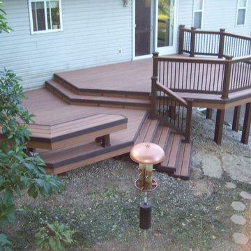 Two stage angular TREX TRANSCENDS TIKI TORCH DECK