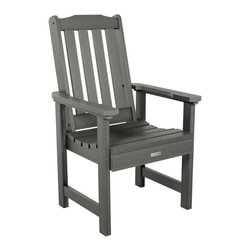 Highwood USA - Lehigh Armchair, Coastal Teak - Outdoor Dining Chairs