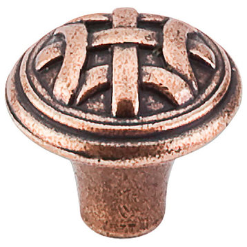 Top Knobs  -  Celtic Knob Small 1" - Old English Copper