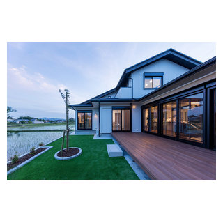 ハイブリット住宅 洋風と和風の融合 Contemporary Deck Other By 中飯賀業建築研究所 Houzz