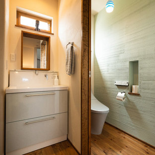 75 Beautiful Asian Bath With Blue Cabinets Pictures Ideas September 21 Houzz