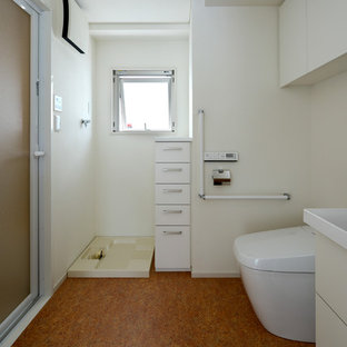 75 Beautiful Industrial Powder Room With A One Piece Toilet Pictures Ideas March 21 Houzz