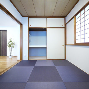 75 Beautiful Blue Floor And Wood Ceiling Family Room Pictures Ideas September 21 Houzz