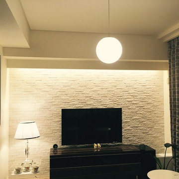 75 Plywood Floor Open Concept Family Room Ideas You Ll Love August 22 Houzz