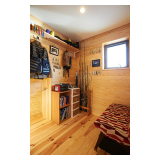 趣味の 釣り部屋 がカッコイイ家 Rustic Home Office Other By 新日本建設株式会社 Houzz