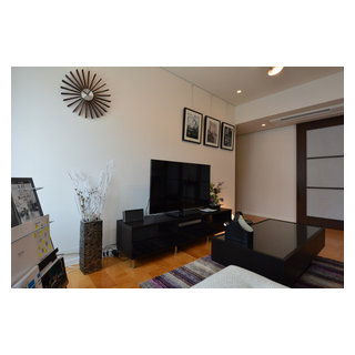 0 男性ひとり暮らしのインテリア Modern Living Room Tokyo By Interior Design Luce Houzz