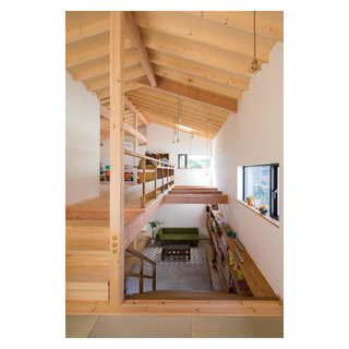 日吉台の家 和室 和風 子供部屋 京都 アトリエ ブリコラージュ 一級建築士事務所 Houzz ハウズ