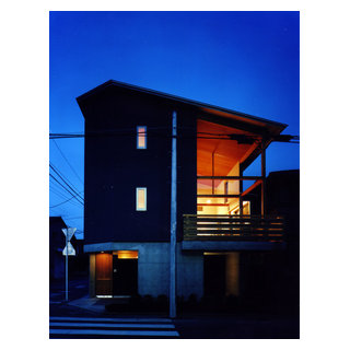 川口の家 Asian House Exterior Tokyo By 西島正樹 プライム Prime Inc Architecture Planning Houzz Ie