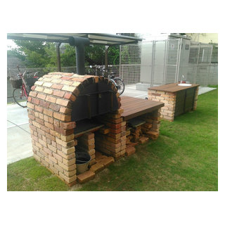 ピザ釜 バーベキュー炉 Asian Landscape Other By 有限会社 アトリエエムズ Houzz
