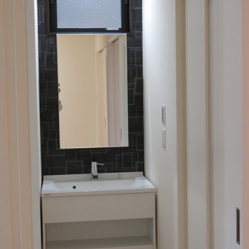 75 Wallpaper Hallway With Black Walls Ideas You Ll Love May 22 Houzz